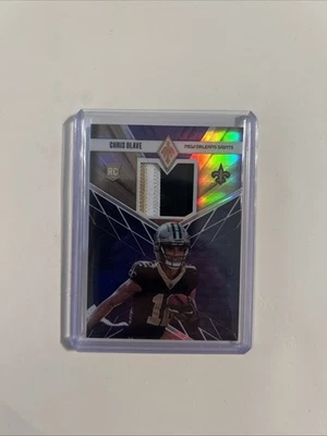 2022 Panini Phoenix - Rookie Memorabilia Chris Olave #RME-9 Purple /75 (MEM, RC) - Image 1 of 2