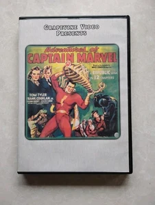 RARE Adventures of Captain Marvel DVD series - 2 discs 12 chapters 1941 show - Picture 1 of 5