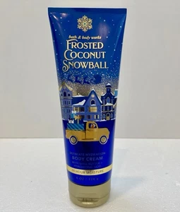 Bath Body works FROSTED COCONUT SNOWBALL Ultimate Hydration Body CREAM 8 oz NEW - Picture 1 of 4