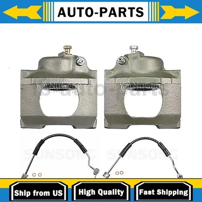 Front Brake Line Front Caliper Fits 1989 Ford Bronco II 1990 Ford Bronco II - Image 1 of 4