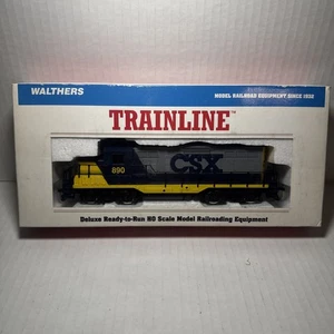 Walthers Trainline HO Scale CSX #890 EMD GP9M Locomotive 931-105 With Box #HBC - Picture 1 of 8