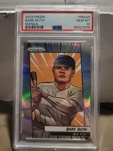 2023 PANINI PRIZM MANGA #MGA9 BABE RUTH PSA 10 - Picture 1 of 1
