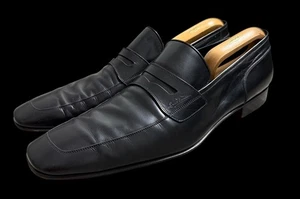Herren Louis Vuitton elegante Schuhe UK 11,5 EU 45,5 Penny Loafer eckige Zehenpartie - Bild 1 von 12
