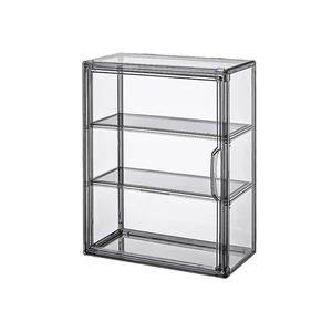 3 Ebenen Acryl Vitrine mit 2 Teiltafeln, Acryl Aufbewahrung organisieren... - Bild 1 von 7