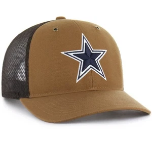 Dallas Cowboys Carhartt x '47 Trucker Adjustable Snapback Hat Cap NFL Herren Neu - Bild 1 von 4