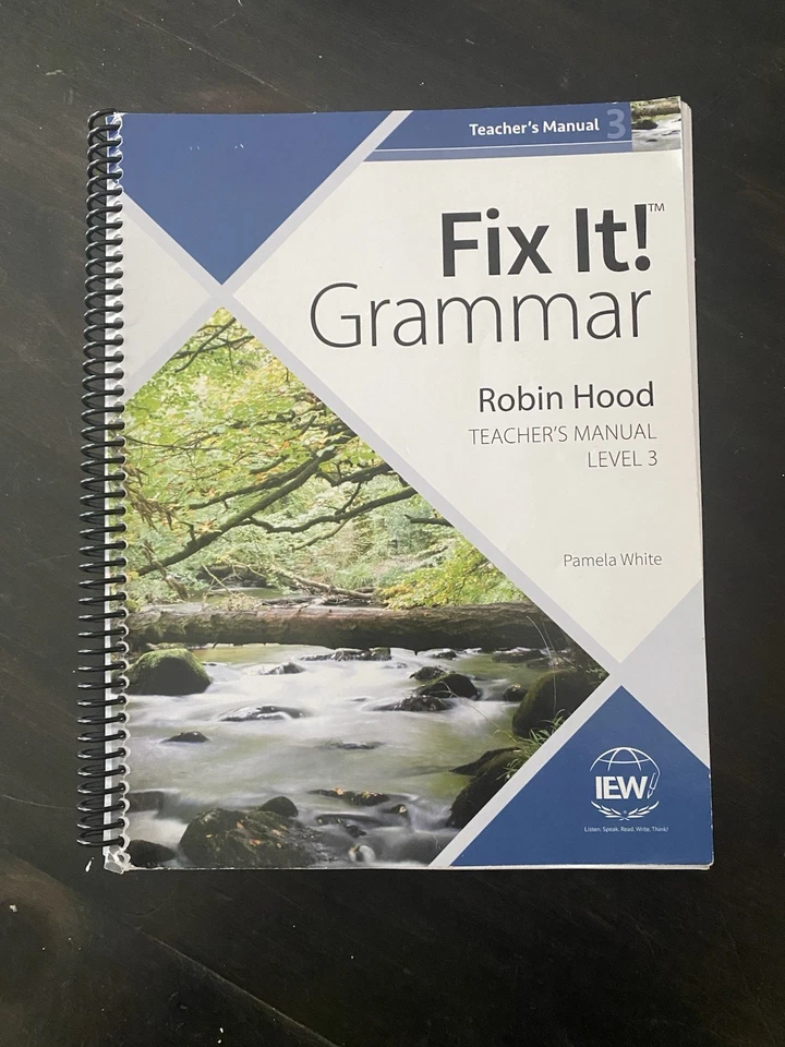Fix It! Grammar: Robin Hood, Teacher's Manual Book Level 3 - Image 1 of 1