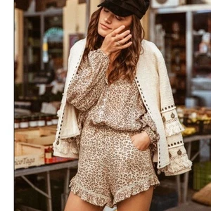 Blazer Peplum Spell & the Gypsy Collective Alphie aperto davanti piccolo - Foto 1 di 13