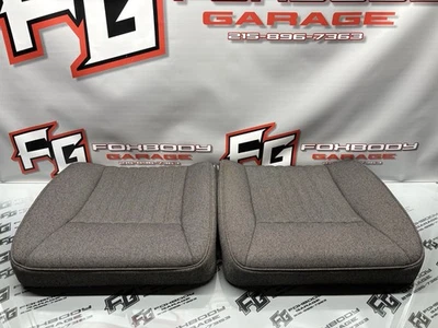 Ford Mustang 1987-93 asiento trasero par superior R/L titanio tweed hatchback GT/LX Foto 1 de 4