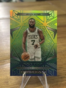 2024-25 Panini Obsidian - Jaylen Brown #25 Grabado Eléctrico Caldera Flood - Imagen 1 de 2