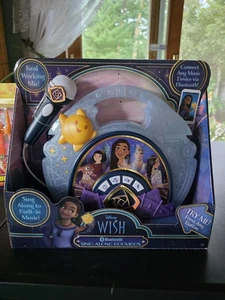 Disney WISH Sing-Along Kids  Boombox Bluetooth & Working Mic BRAND NEW  - Picture 1 of 2