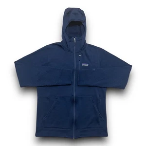 PATAGONIA MEN’S R1 FULL ZIP HOODY BLUE STYLE 40090 SIZE MEDIUM 2019 - Picture 1 of 13