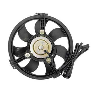 For Volkswagen Passat 1998-2001 Radiator Fan | Plastic Brushed Motor Type Black - Image 1 of 4