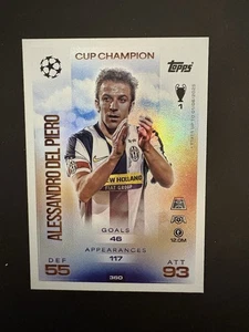 Alessandro Del Piero Cup Champion Topps Match Attax 2025/2026 Juventus #360 - Bild 1 von 2