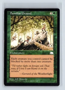 FAMILIAR GROUND – MTG Magic the Gathering Card – Weatherlight – Uncommon - Picture 1 of 6