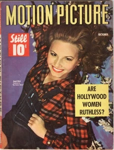 Motion Picture Magazine, October 1949, Vol L XIV No 3, Janet Blair Cover - Picture 1 of 3