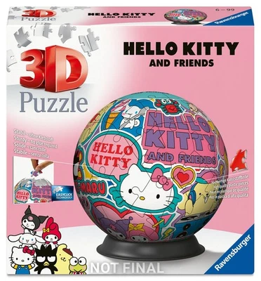 Rompecabezas Ravensburger Hello Kitty, 72 piezas 3D para adultos y niños de 6 años Foto 1 de 4