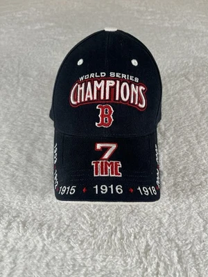 Бейсболка Boston Red Sox 7 раз чемпионы Мировой серии MLB с ремешком сзади кепка - Изображение 1 из 4