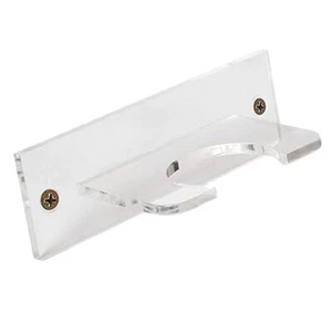 Elegant Wall Mount Baseball Bat Holder 2pc Acrylic Racks for Home Display - Picture 1 of 6