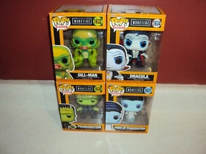 FRANKENSTEIN BRIDE OF GILL-MAN DRACULA FUNKO VINYL POP VAULTED MONSTERS LOT OF - Picture 1 of 4