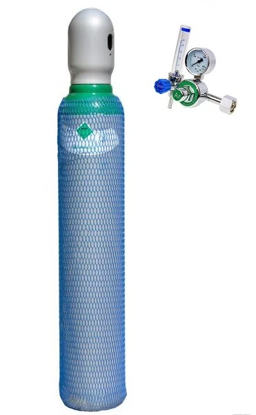 SILESIANGAZ ARGON 8 Liter Gasflasche Reines Schweißgas MIG/MAG/WIG mit druckminderer Ar/CO2