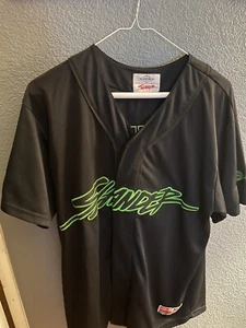 Slander Black Green Jersey Size M - Picture 1 of 3