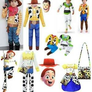 Toy Story 4 Woody Jessie Mono Enterito Ropa Cosplay Vestido Elaborado Disfraz