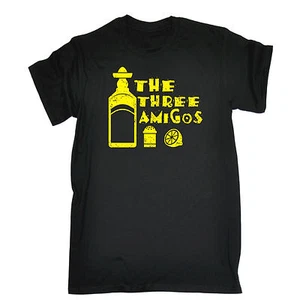The Three Amigos T-SHIRT Lazy Alcohol Party Drink Top Funny birthday gift - Picture 1 of 9