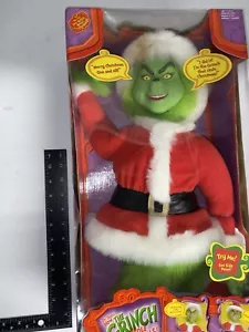 Dr Suess How The Grinch Stole Christmas Transforming Talking Plush Doll 2000 - Picture 1 of 13