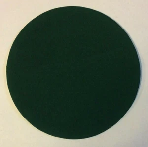 New 12" Round Green Felt Pad W/ Adhesive Back For Lamp Bases, Vases, Etc 12GF204 - Picture 1 of 4