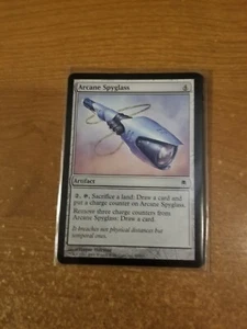 MAGIC THE GATHERING CRISTAL ESPÍA ARCANO ACERO OSCURO LIGERAMENTE JUGADO - Imagen 1 de 2