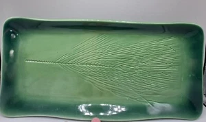 Kay Wayne Southern Living Pine Leaf Tray Dish Platter Plate 13.5x6.75” Signed - Picture 1 of 13