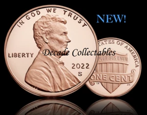 2022 S United States Mint Proof Lincoln Shield Penny IN STOCK - Picture 1 of 3