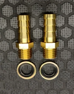 10mm hose barb tail - Brass BV0013 / OT0014 - Picture 1 of 2