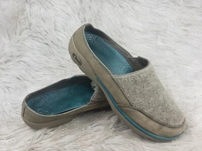 Zapatos informales CHACO J105400 gris arenisca azul deslizables talla 9/40 Foto 1 de 4