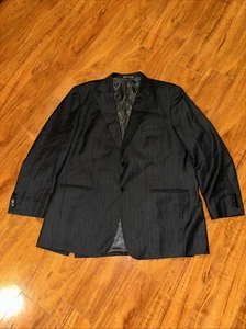 Giovanni Valentino Super 150's Cashmere Gray Plaid Blazer - Picture 1 of 17