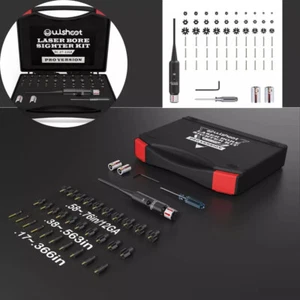 Professional Laser Bore Sight Kit Multiple Caliber Upgraded Red Bore Sighter - Picture 1 of 7