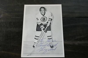 GARY DOAK DECASED BOSTON BRUINS AUTO'D PHOTO - Picture 1 of 1