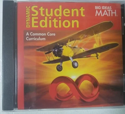 BIG IDEAS MATH: Common Core Dynamic Student Edition DVD Red 2014 (DVD Audio) NEW - Image 1 of 2