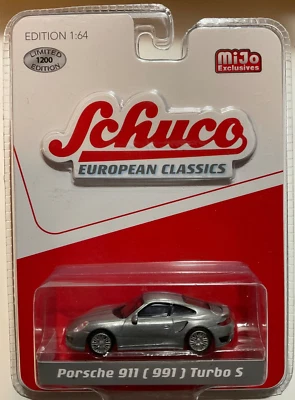 Schuco 1:64 Clásicos Europeos RAW CHASE MiJo Exclusivo Porsche 911 (991) Turbo S Foto 1 de 2