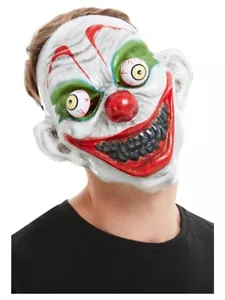 Maschera pagliaccio Halloween adulti Smiffys con occhi in movimento - vestito fantasia - Foto 1 di 1