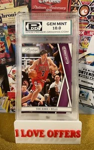 5/49 RARE 2010-11 PRESTIGE BONUS SHOTS RED TONI KUKOC #150 PGC 10 GEM MINT STORE - Picture 1 of 6
