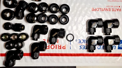 Alphacool Used 13mm OD  and G1/4 Fittings. [Bonus Resevoir and Tubings] - Image 1 of 4