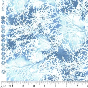 Winter Blue Tree Branches Timeless Treasures 100% Cotton Fabric PICK SIZE - Picture 1 of 1