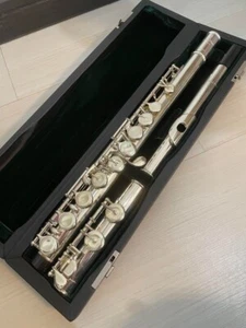 Pearl PF-505E Silver Flute E-mechanism Entry Model with Hard Case Japan - Picture 1 of 12