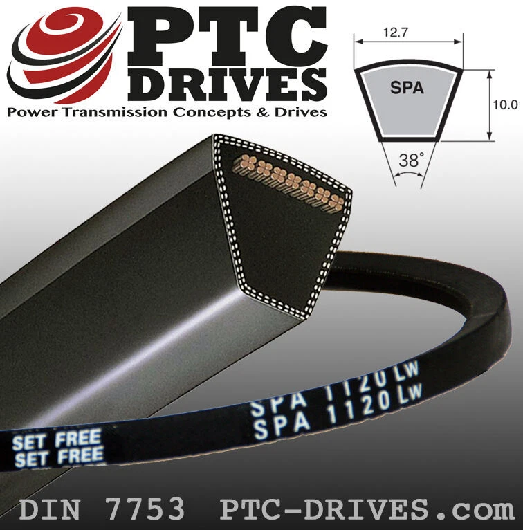 MITSUBOSHI SPA1180 (1180 mm Lw) Schmalkeilriemen nach DIN7753