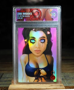  2017 Lana Rhoades Promo Holofoil Card No Bangbros Limited Run  - Picture 1 of 7
