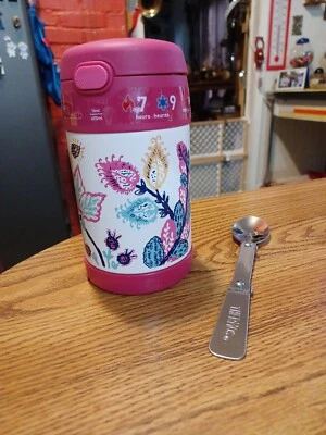 Termo Niños 14oz FUNtainer Tarro de Comida con Cuchara Mantener Caliente o Frío - Rosa ń Bonito Foto 1 de 4