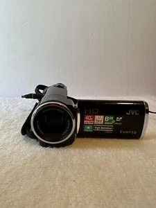 JVC Everio GZ-HM50HD 8 GB Camcorder 40x Optical Zoom Black - Picture 1 of 9