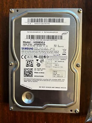 SAMSUNG  HD083GJ 80GB 7200RPM SATA, NEW - Image 1 of 4