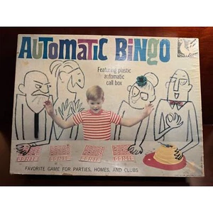 Original Box Vintage Tucker Toy Automatic Bingo Game Complete Nice Condition - Picture 1 of 7